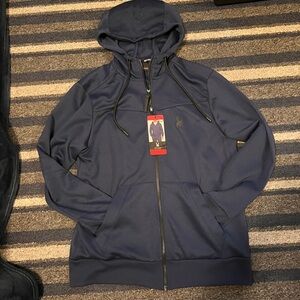 Spyder Dark Blue Full-Zip Jacket